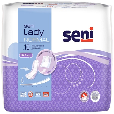 Урологические прокладки Seni Lady Normal 10 шт. (индивидуальная упаковка)